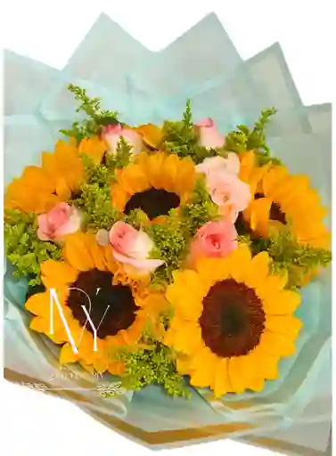 Flores Girasoles En Bouquet