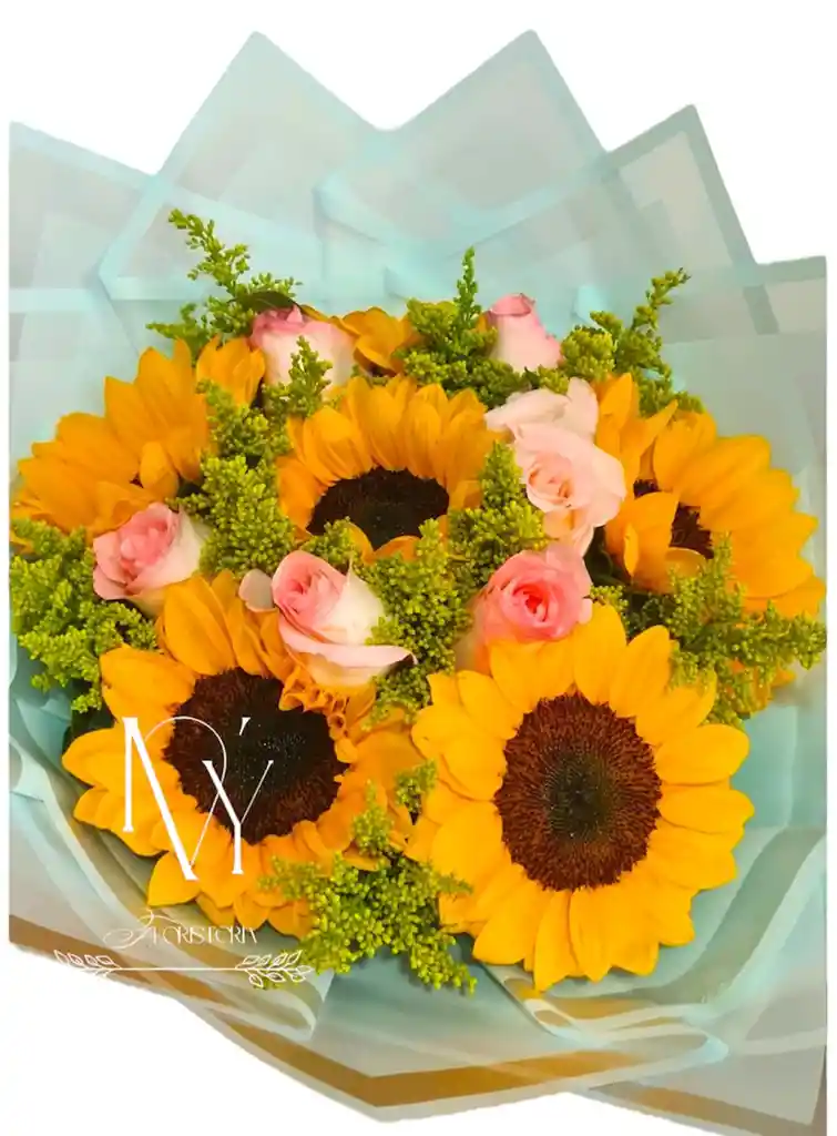 Flores Girasoles En Bouquet