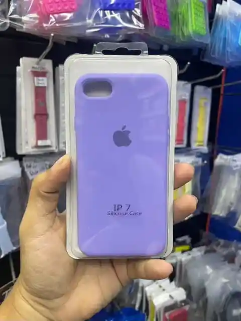 Iphone 8 | Color Lila | Silicone Case | Rigido | Carcasa Protectora | Antihumedad