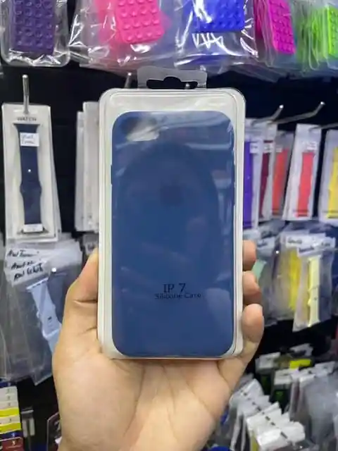 Iphone 8 | Color Azul Indigo | Silicone Case | Rigido | Carcasa Protectora | Antihumedad
