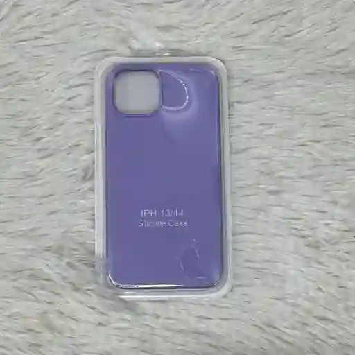 Forro Iphone 13 - 14 - 15 / Silicona Lila / Resistencia Y Moda