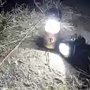 Lampara De Camping Recargable Con Panel Solar Y Linterna Frontal