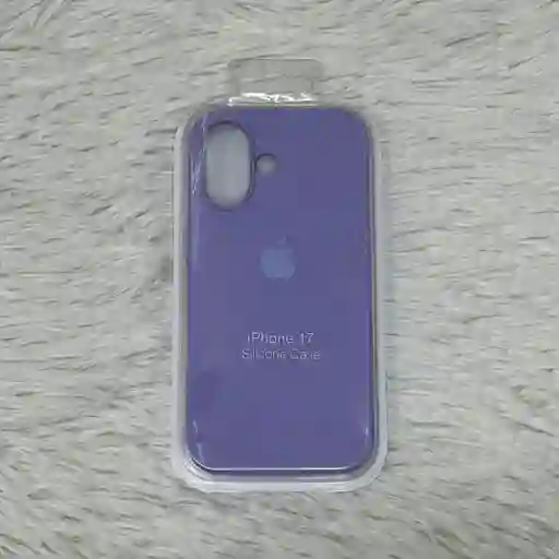 Forro Iphone 17 / Silicona Lila / Resistencia Y Moda
