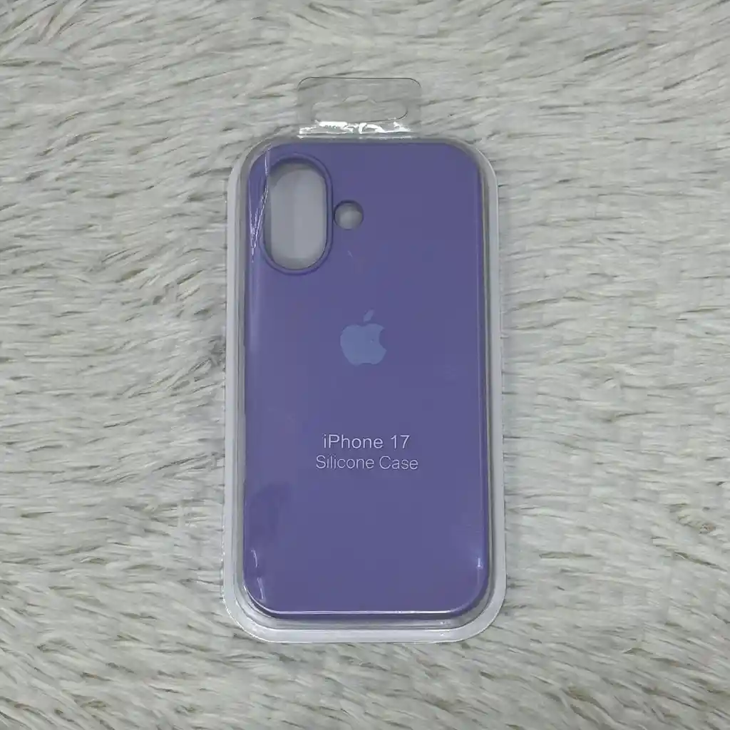 Forro Iphone 17 / Silicona Lila / Resistencia Y Moda