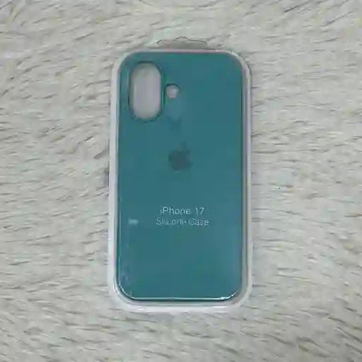 Forro Iphone 17 / Silicona Aguamarina / Resistencia Y Moda