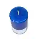 Veladora Bella Luz N2 4x8cm Azul Parafina N2a