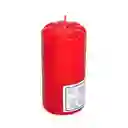 Veladora Bella Luz N2 4x8cm Rojo 100 Gr Parafina N2r