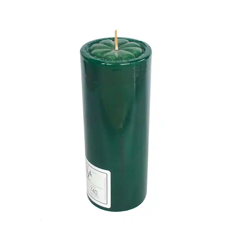 Velon Bella Luz N6 7x17cm Verde 740 Gr Parafina N6v