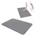 "tapete De Piedra Diatomeas Absorbente Secado Rapido Gris