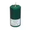 Veladora Bella Luz N2 4x8cm Verde 100 Gr Parafina N2v