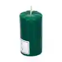 Veladora Bella Luz N2 4x8cm Verde 100 Gr Parafina N2v