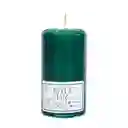 Veladora Bella Luz N2 4x8cm Verde 100 Gr Parafina N2v