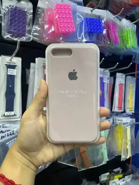 Iphone 7 Plus | Color Palo E Rosa | Silicone Case | Rigido | Carcasa Protectora | Antihumedad