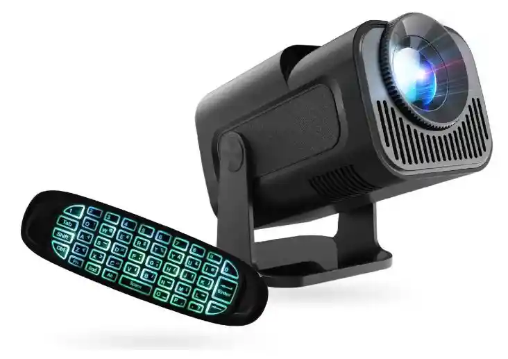 Proyector Android Hy 320 Mini Full Hd 4k 200 Pulgadas Wifi 5g + Control