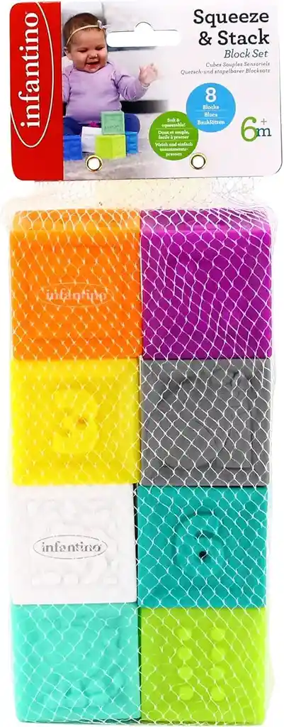 Juego Pelotas Sensoriales Para Bebe 6 Piezas Colores Niños