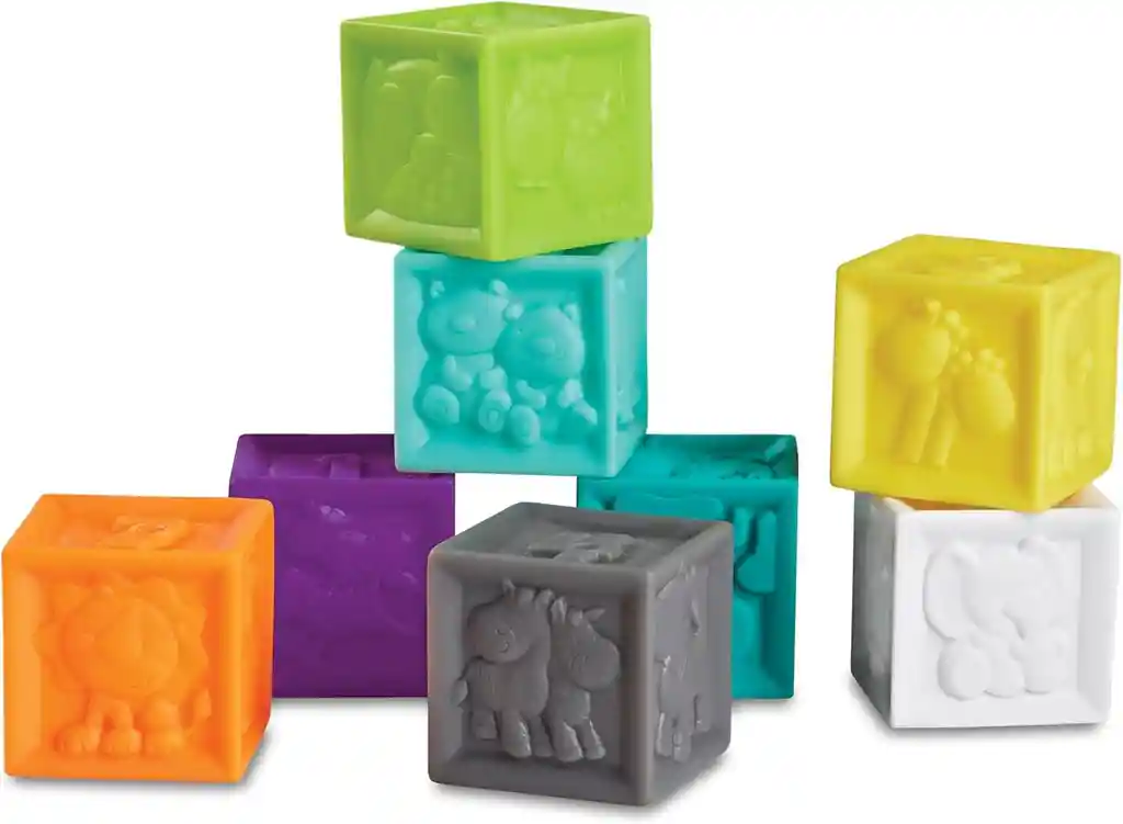 Juego Pelotas Sensoriales Para Bebe 6 Piezas Colores Niños