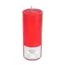 Velon Bella Luz N6 7x17cm Rojo 740 Gr Parafina