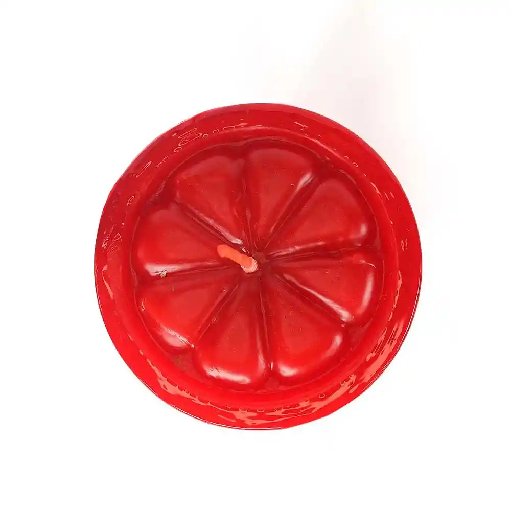 Velon Bella Luz N6 7x17cm Rojo 740 Gr Parafina