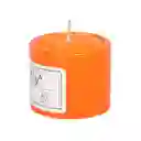 Veladora Bella Luz N3 5x5cm Naranja 90 Gr Parafina