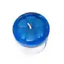 Veladora Bella Luz N3 5x5cm Azul Parafina N3a