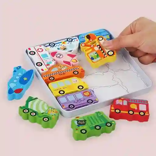 Encajable Trafico, Medios De Transporte