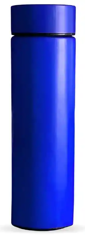 Termo Led 500ml Acero Inoxidable Pantalla Azul Publicitario