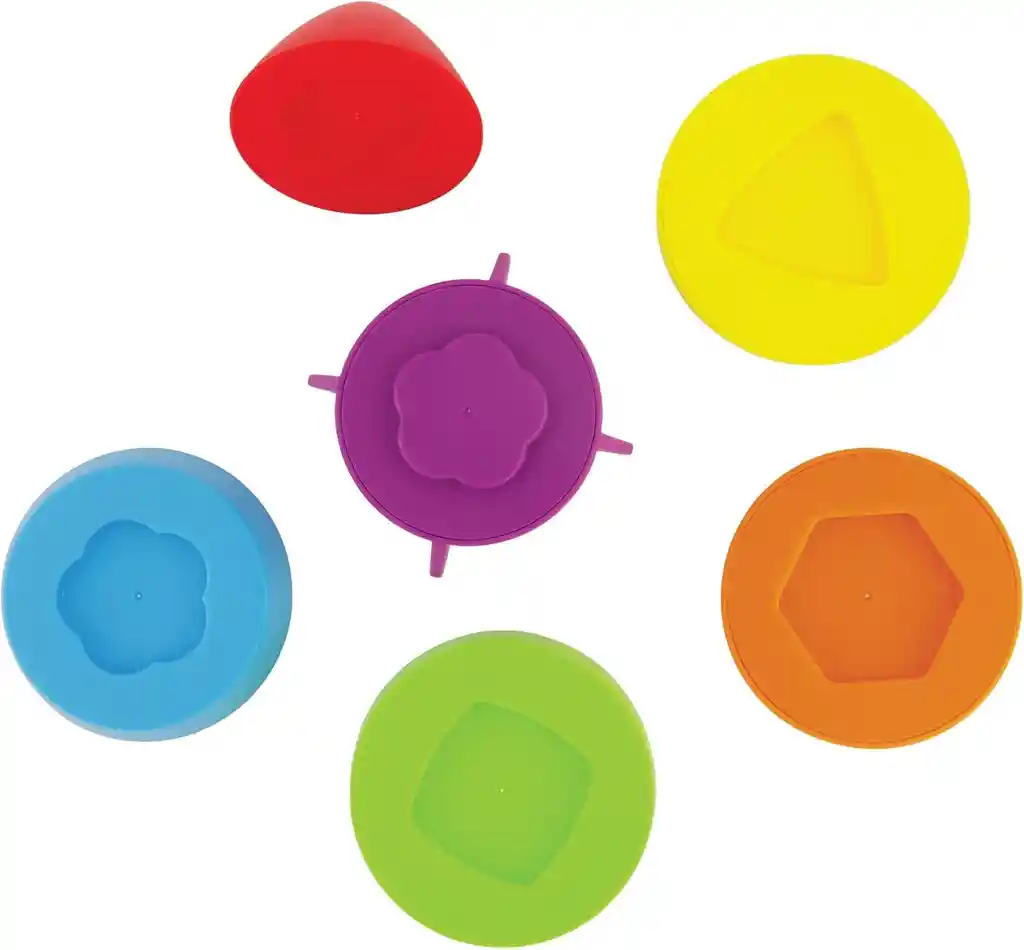 Juego Montessori Cohete Para Apilar Formas Y Colores Niños