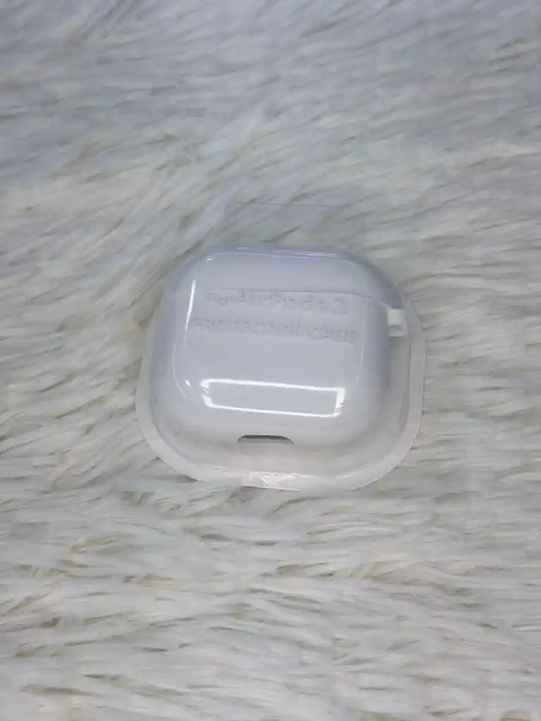 Forro Airpods Serie 3 - Silicona Blanca - Proteccion