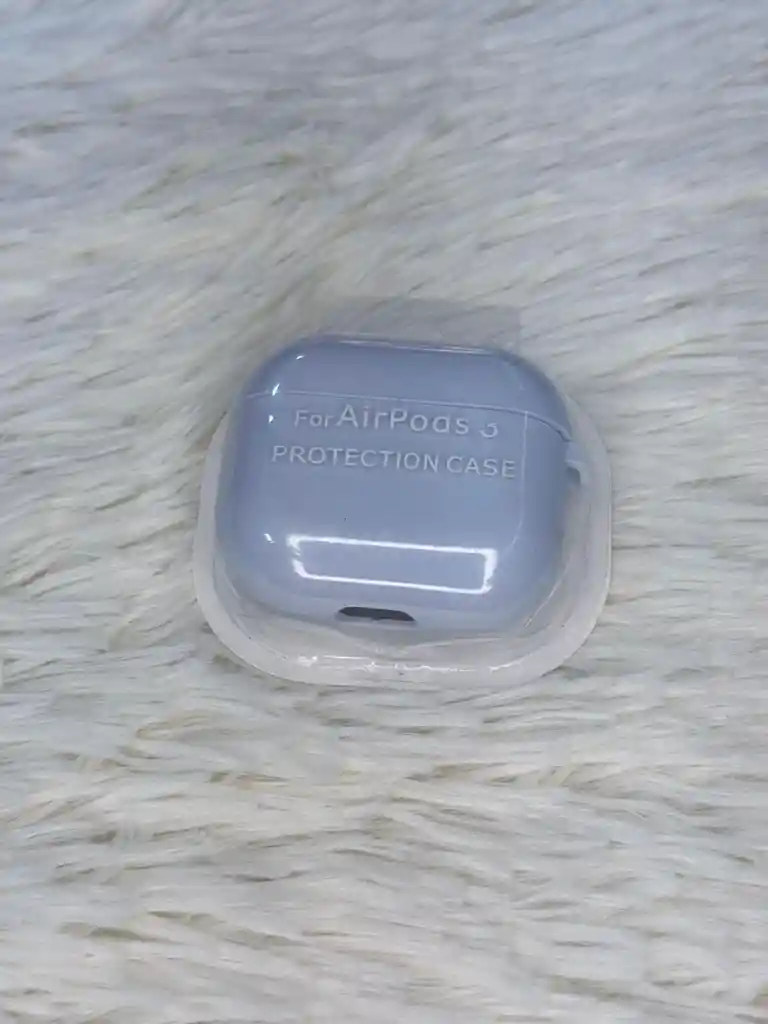 Forro Airpods Serie 3 - Silicona Lila - Proteccion