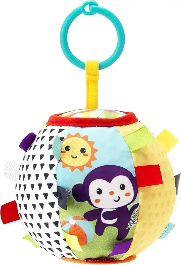 Juego Pelota Bebé Sensorial Texturas Y Espejo Motricidad