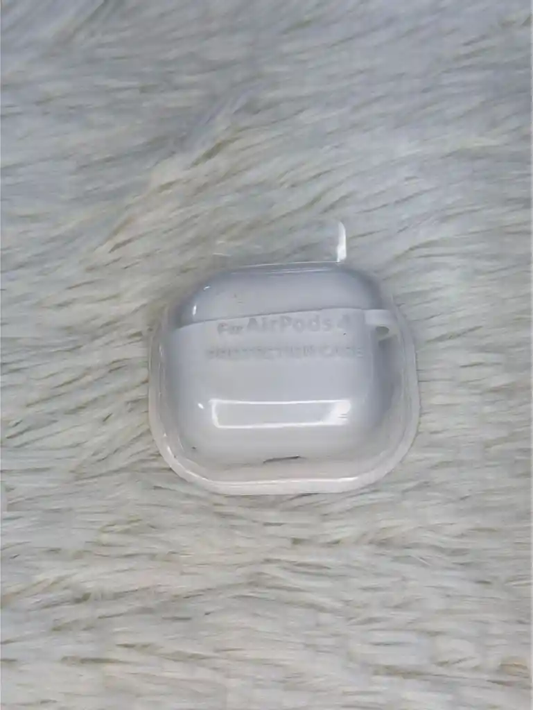 Forro Airpods Serie 4 - Silicona Blanca - Proteccion