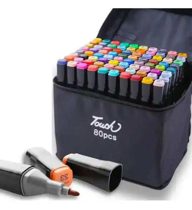 "set Doble Punta De 48 Marcadores De Colores Rotuladores "