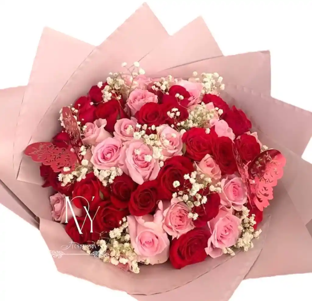 Flores Rosas Rojas Y Rojas X48