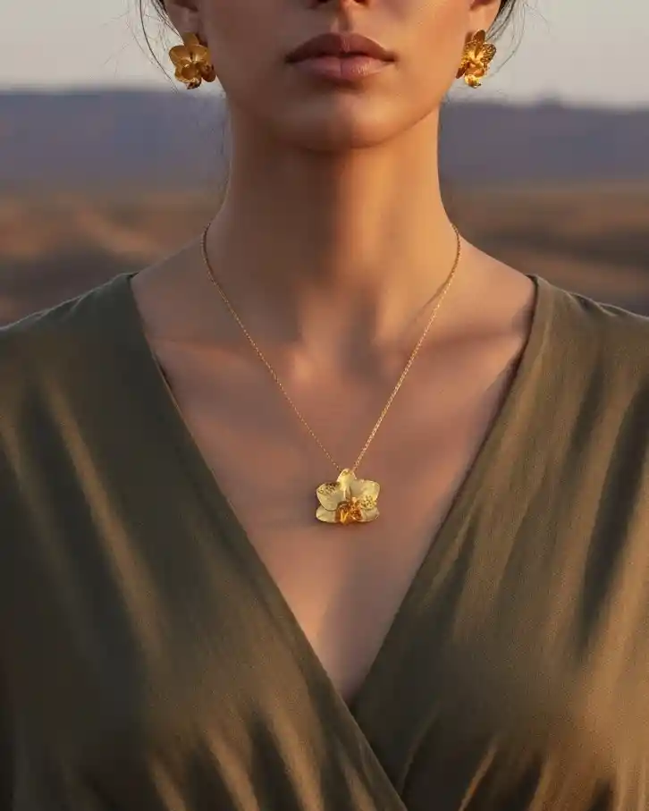 Collar Orquidea Phalaenopsis Baby