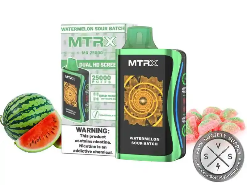 Vape Matrix 25 Mil Puffs Sandia Vaper Vapper Vapeador Cigarrilo Electronico