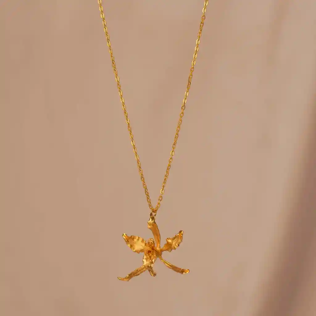 Collar Orquidea Cyrtochilum Revolutum