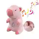 Peluche Capibara Interactivo Movimiento Luz Y Música Juguete