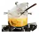 Olla De Vidrio Con Tapa 1.5 Litros Saludable De Borosilicato