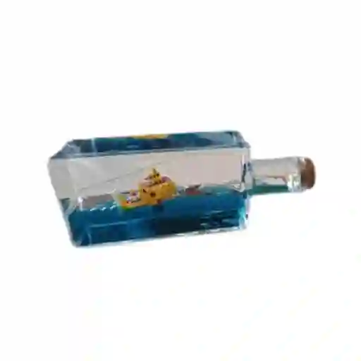 Figura Barco Pirata En Botella Thousand Sunny - One Piece