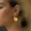 Aretes Topo Orquidea Dama Danzante