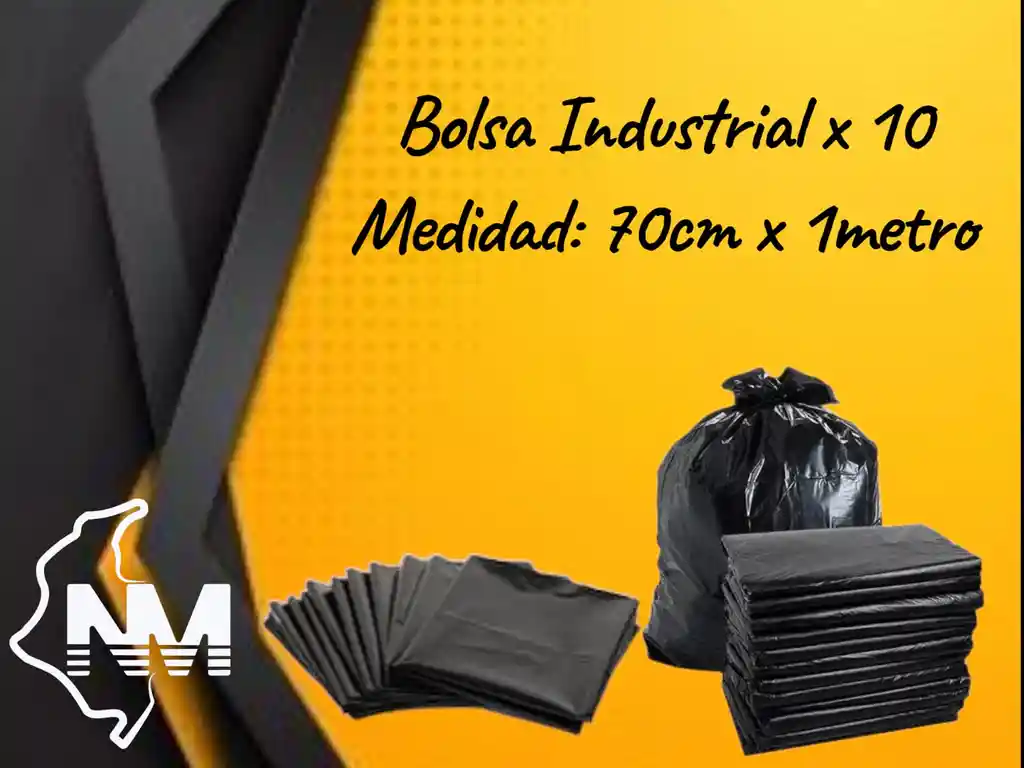Bolsa Industrial 70cm X 1metro X 10unidades