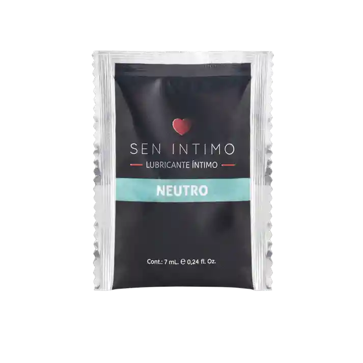 Lubricante Neutro Base Agua Sen Intimo 7ml - Confort Íntimo, Preservativos Y Juguetes