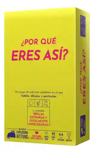 Por Que Eres Asi? Juego De Mesa Español