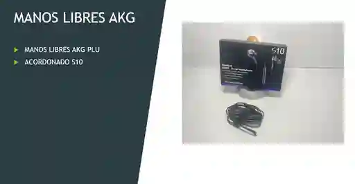 Manos Libres Akg S10