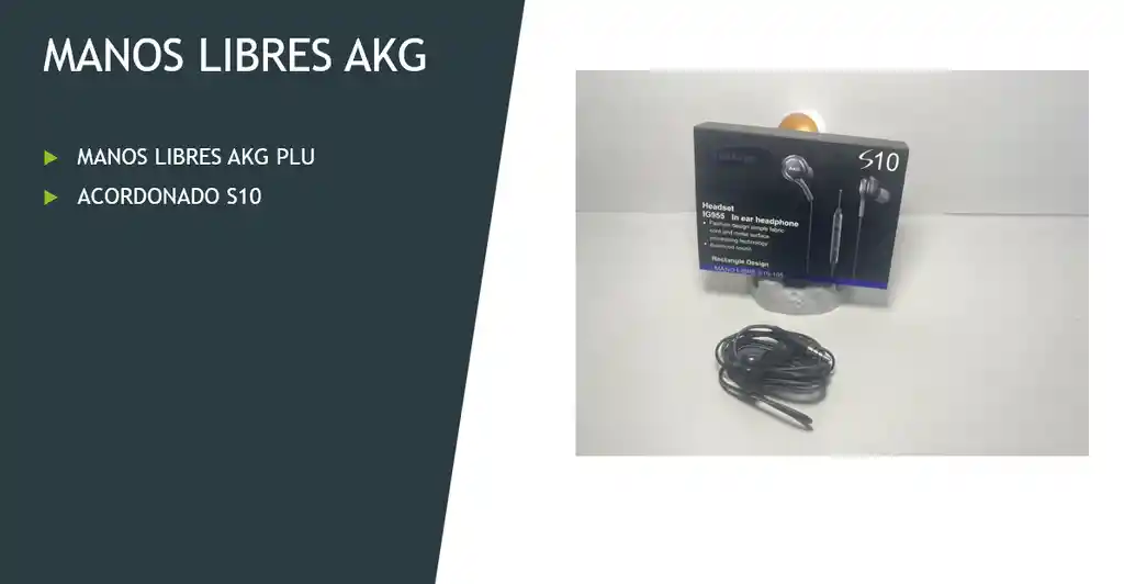 Manos Libres Akg S10
