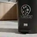 Papelera Caneca Pedal 13 Litros Estilo Hogar Baño Reglamentaria Negro