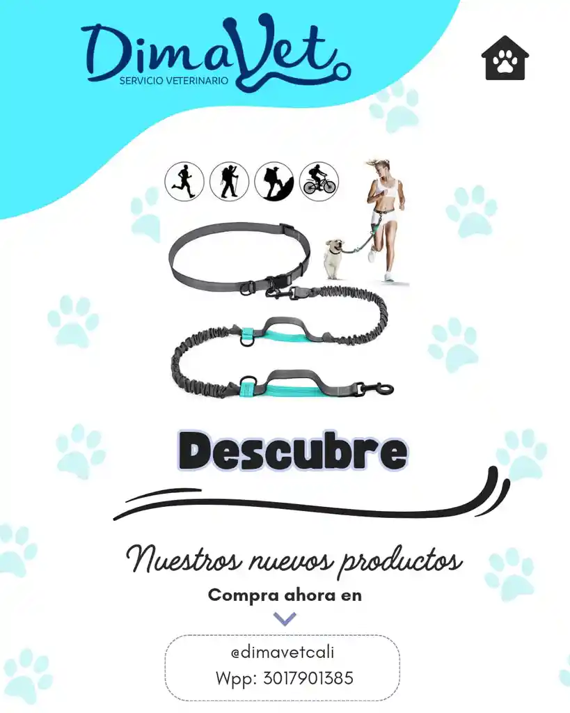 Trailla Manos Libres Azul Agua Marina