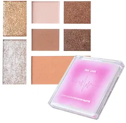 Paleta De Sombras 7 Tonos Bronzer Glam True Lover