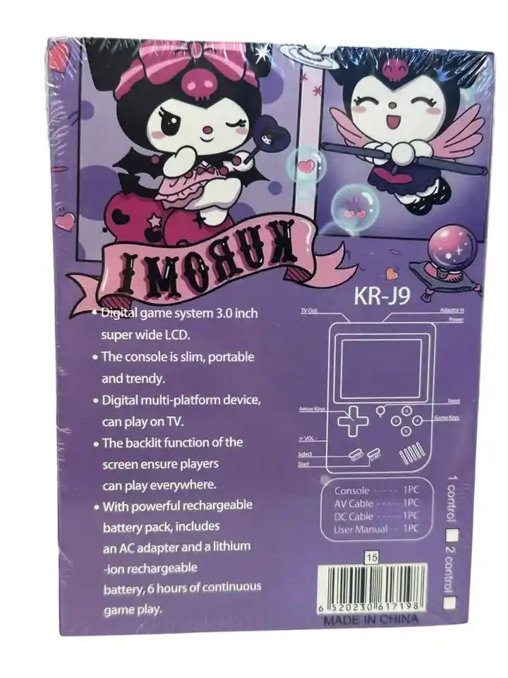 Consola Retro Kuromi Animada