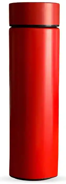 Termo Led 500ml Acero Inoxidable Pantalla Temperatura Rojo